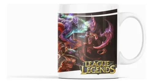 Taza League Of Legends - Batalla De Lol Blanco