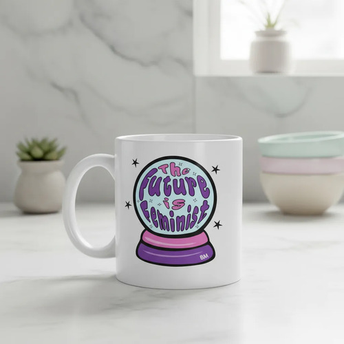 Taza Feminista 8m Lucha Feminista 350 Ml Lila