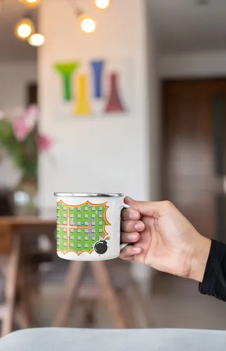Taza Enlozada Bomberman - Laberintos Y Bombas Blanco Bomberman Video Juegos