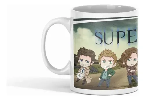 Taza Supernatural - Criaturas Y Conjuros Blanco