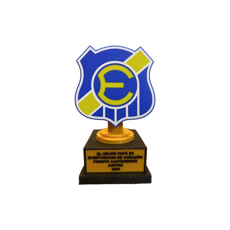 Trofeo Everton Vina del Mar Mejor Papá Regalo Fútbol Chileno