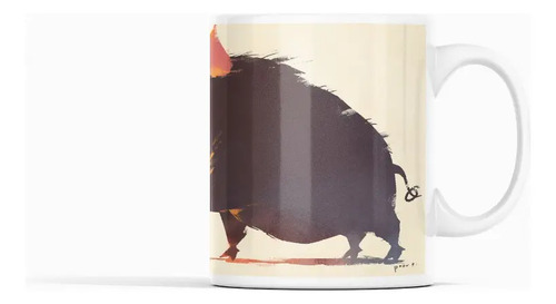 Taza Gran Jabalí ¡diversión Y Aventura En La Naturaleza! Blanco