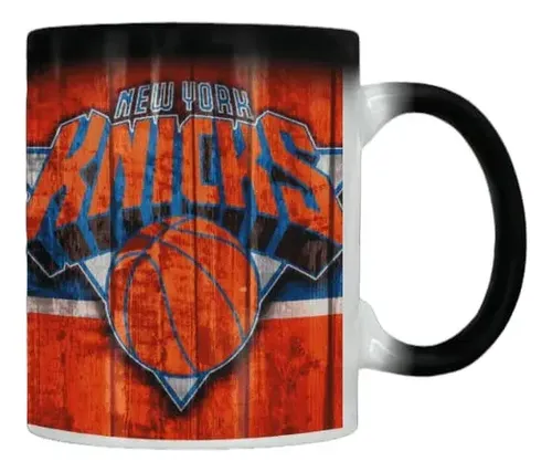 Taza Mágica New York Knicks - Nba Negro New York Knicks - Nba