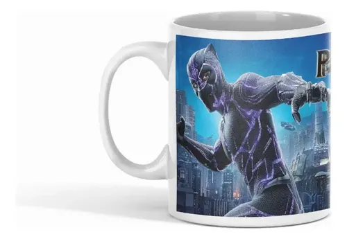 Taza Black Panther - Wakanda Marvel Blanco