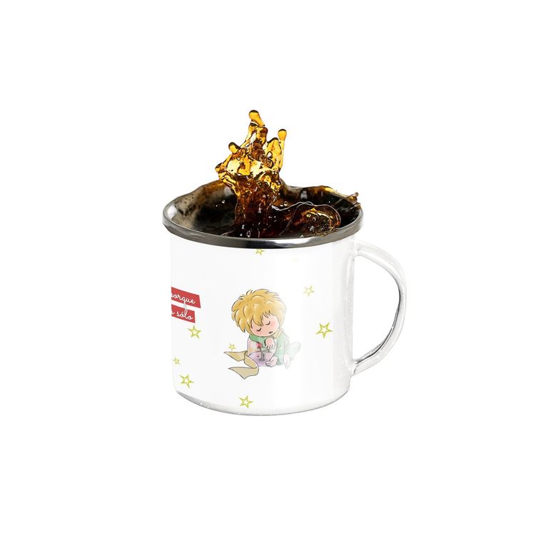 Taza Enlozada Estrellas y Sueños con El Principito