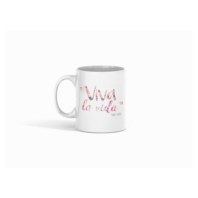 Taza Frida Kahlo - Viva la Vida en Colores