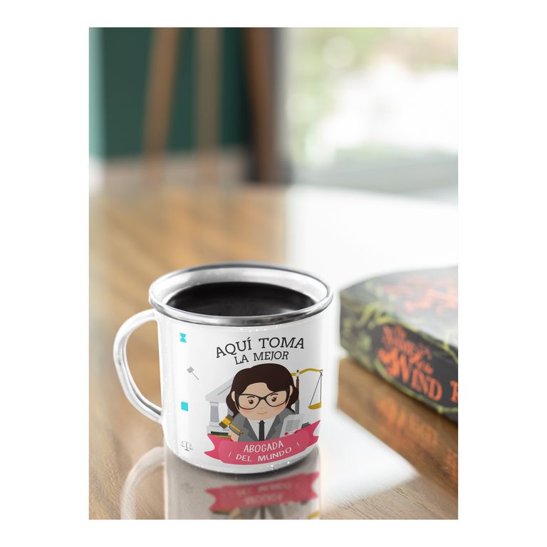 Taza Enlozada Justicia y Java - Abogada