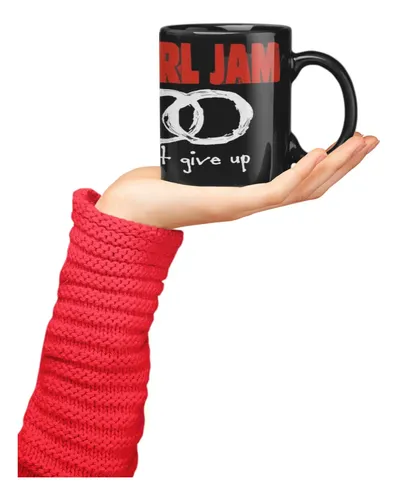 Taza Magica Pearl Jam Don T Give Up Bandas De Rock Negro Pearl Jam Don T Give Up