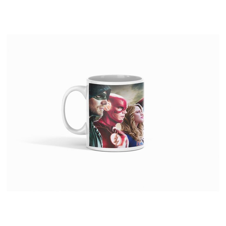 Taza Liga de la Justicia - Héroes Unidos Revelados