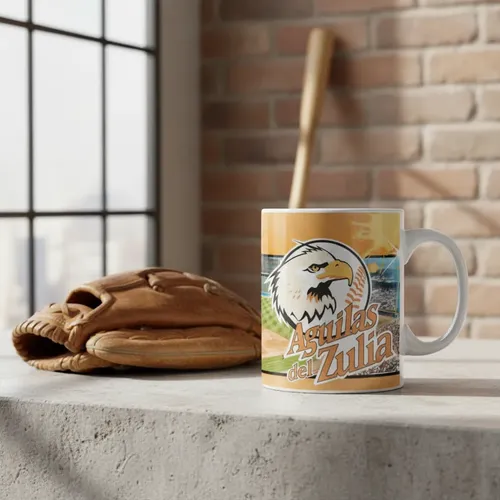 Taza Águilas Vuelan En Luis Aparicio Blanco