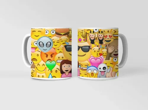 Taza Emoji Day - Perfecta Para Fans De Iconos Divertidos Blanco