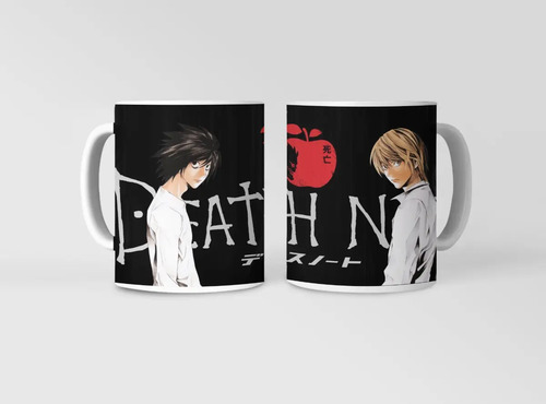 Taza Death Note - Para Fans Del Thriller Psicológico Blanco
