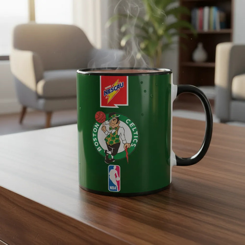 Taza Mágica Boston Celtics - Nba 01 Negro Nba