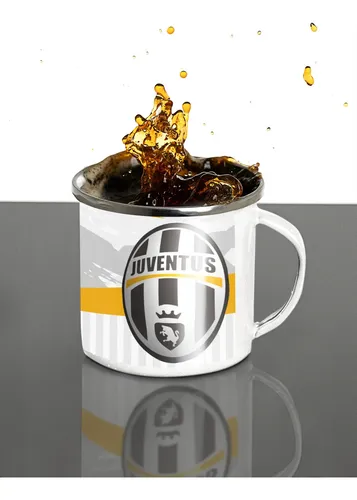 Taza Enlozada Juventus - Pasión En Blanco Y Negro Blanco Futbol Italiano