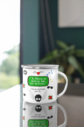 Taza Enlozada Mejor Roquero - Leyenda Del Escenario Blanco Mejor Roquero