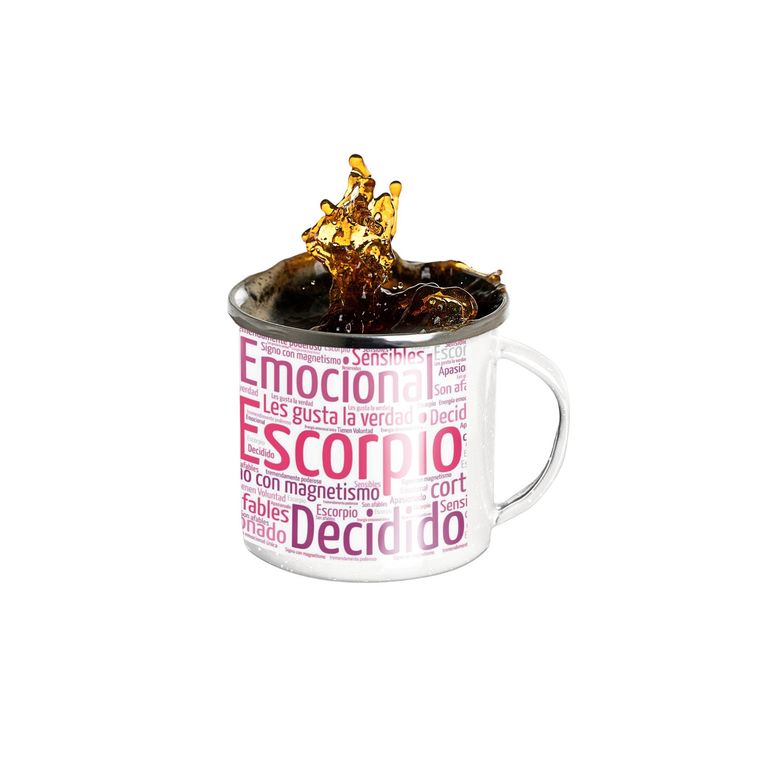 Taza Enlozada Escorpio - Transformación y Poder