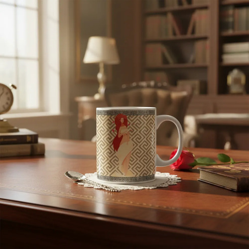 Taza Amores Y Secretos De Afrodita Blanco