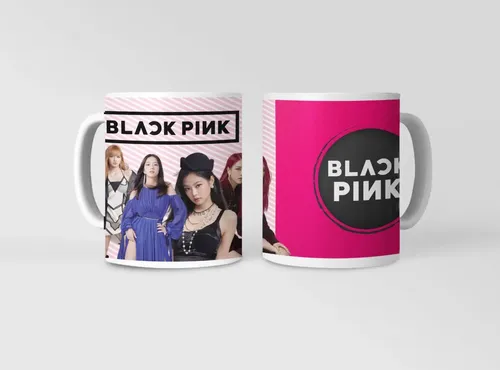 Taza Black Pink Kpop Exclusivo Para Fans Blanco