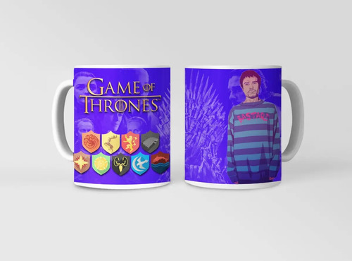 Taza Juego De Tronos - Tronos Con Gendry Blanco