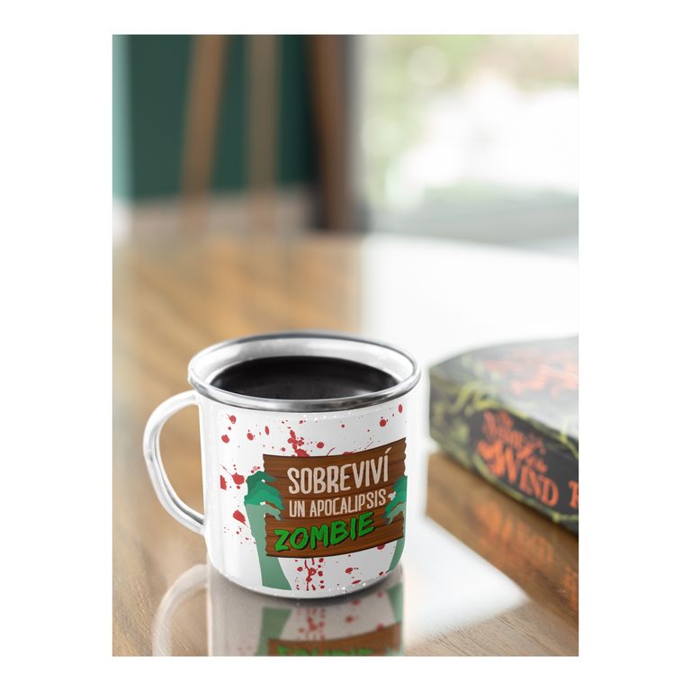 Taza Enlozada Zombie - Apocalipsis Ahora
