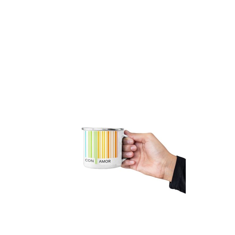 Taza Enlozada Orgullo LGBTQ+ - Colores de Amor