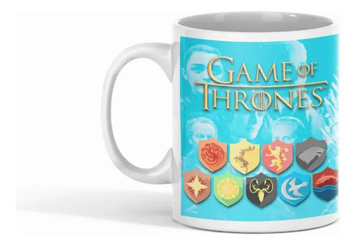 Taza Juego De Tronos - Tronos Con Vagante Branco Blanco