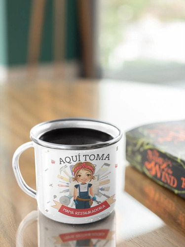 Taza Enlozada Mamá Restauradora - Revive Y Renueva Blanco Mamá Restauradora