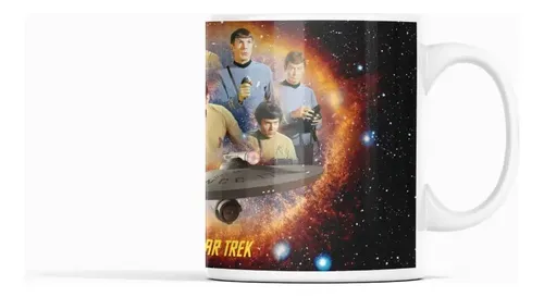 Taza Star Trek - Viajes Estelares Blanco