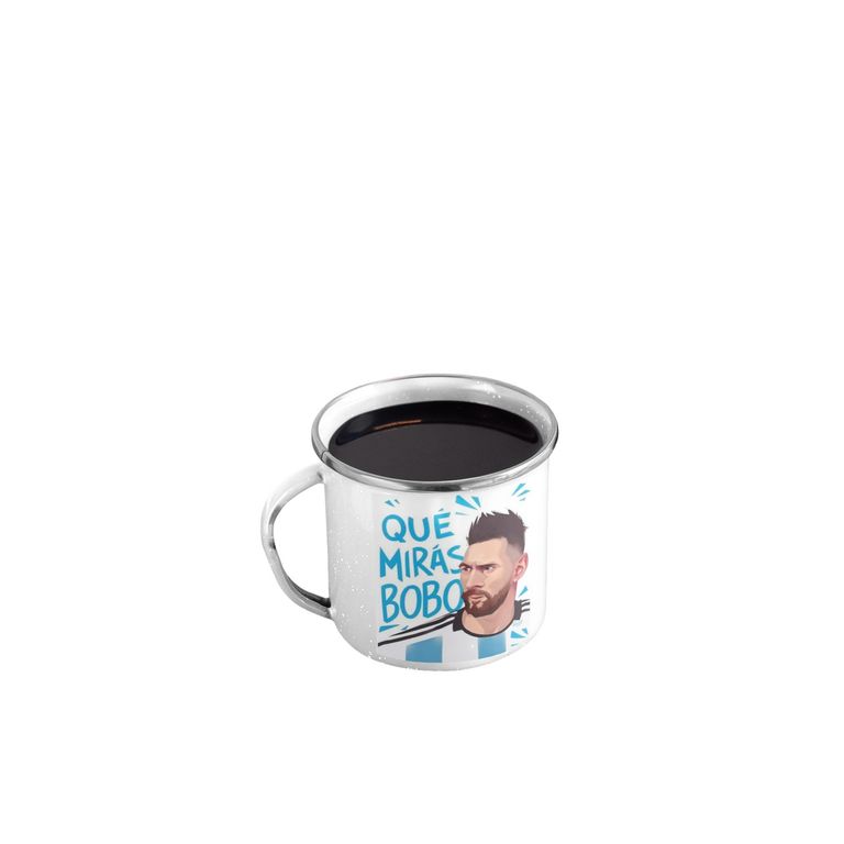 Taza Enlozada Lionel Messi - El Arte del Fútbol