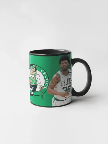 Taza Magica- Boston Celtics-marcus Smart Nba Negro Fútbol