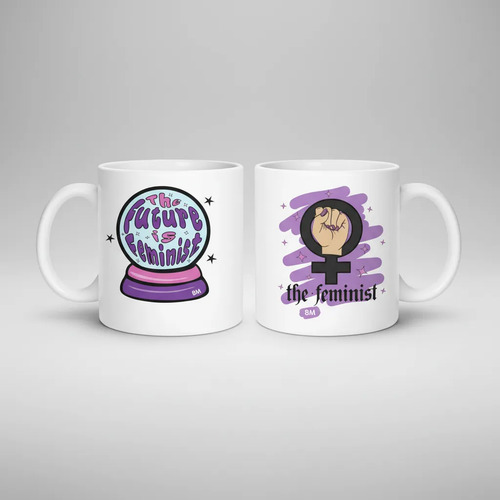 Taza Feminista 8m Lucha Feminista 350 Ml Lila