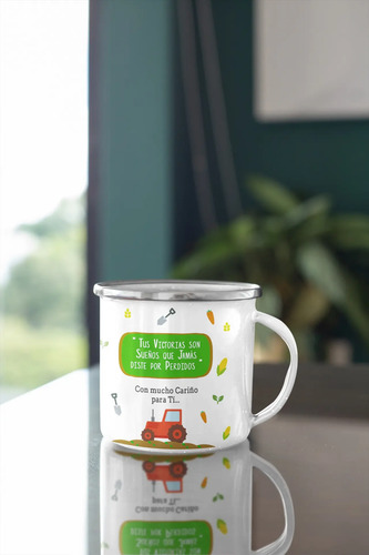 Taza Enlozada Entre Semillas Y Café - Ing. Agrónomo