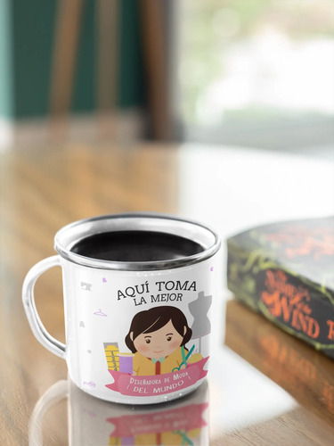 Taza Enlozada Inspiración Y Infusiones - Diseñador