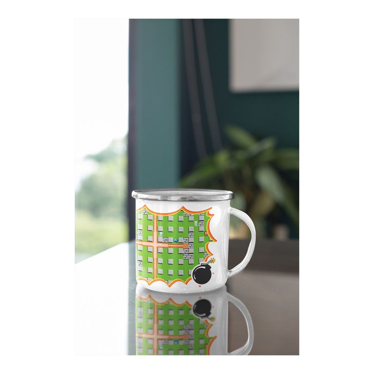 Taza Enlozada Bomberman - Laberintos y Bombas