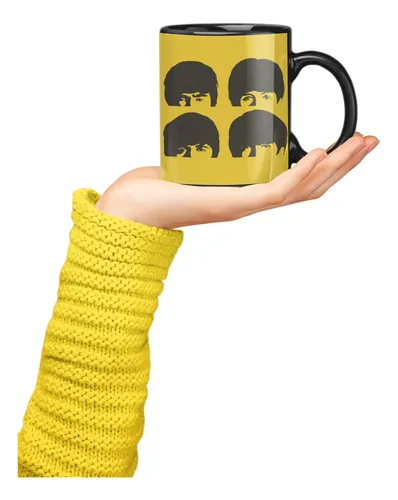 Taza Magica The Beatles Let It Be Bandas De Rock Negro The Beatles Let It Be
