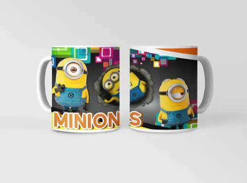 Taza Minions - Travesuras Que Aparecen Blanco