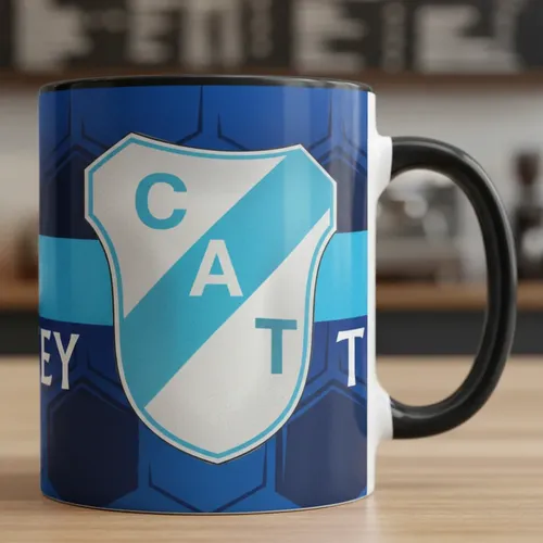 Taza Equipo De Fútbol Argentino Temperley Celestes Negro Fútbol