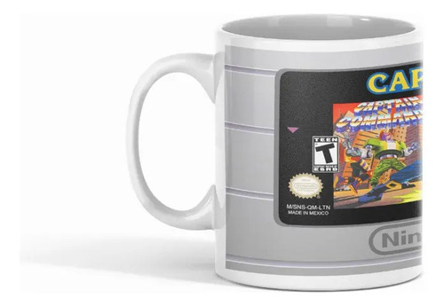 Taza Juegos Retro - Nintendo Clasico Blanco