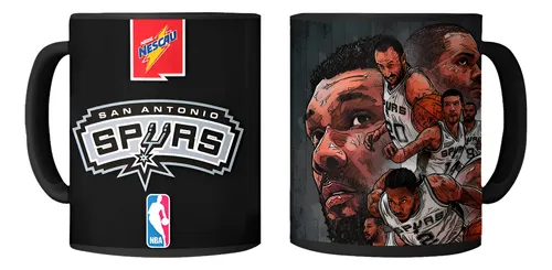 Taza Magica San Antonio-el Almirante- Nba Negro Nba