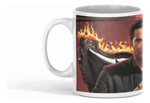 Taza Lucifer - Encantos Celestiales Blanco
