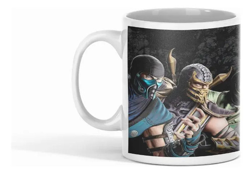 Taza Mortal Kombat Descubre El Guerrero Blanco