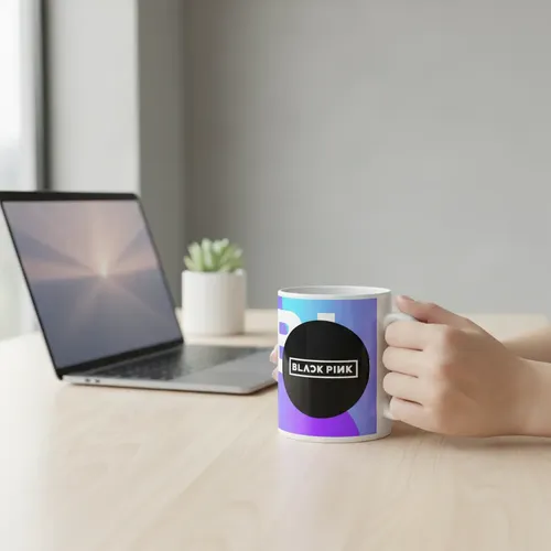 Taza Black Pink - Colección Para Amantes Del K-pop Blanco