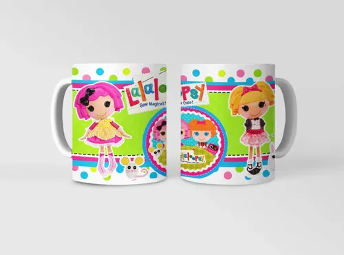 Taza Muñecas Lalaloopsy - Sorpresas Costuradas Blanco