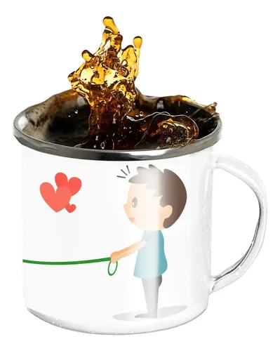 Taza Enlozada El Amor Es Uno - Unión Inquebrantable Blanco Regalo El Amor Es Uno