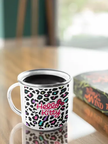 Taza Enlozada Hello Kitty - Dulzura Y Amistad Blanco Hello Kitty - Dulzura Y