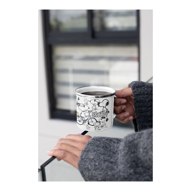Taza Enlozada Con Snoopy - Días de Alegría