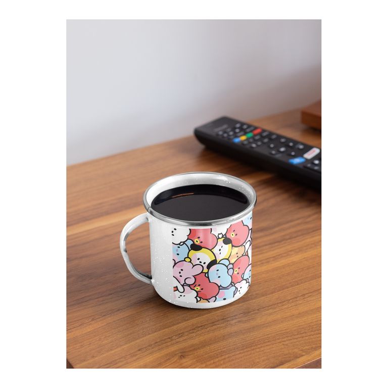 Taza Enlozada BTS - BT21 Ideal para Fans