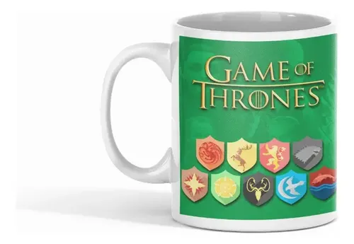 Taza Juego De Tronos - Tronos Que Cambian Con Bara Theon Blanco