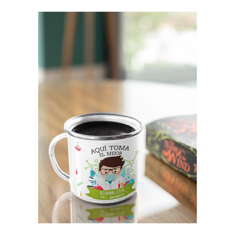 Taza Enlozada Bioanalista - Precisiones con Café H