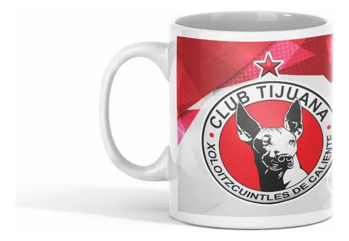 Taza Tijuana - Xolos Futbol Mexicano Blanco